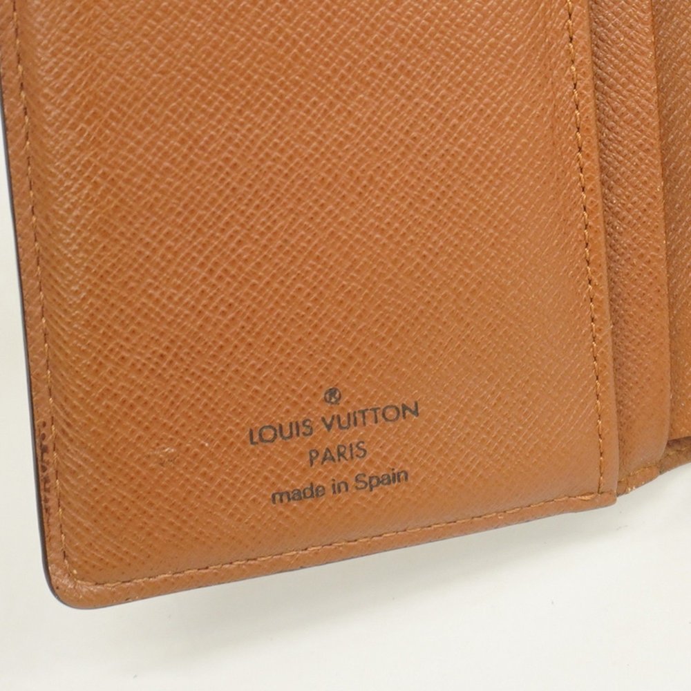 Louis Vuitton Wallet Monogram Portefeuille Viennese M61663 Brown Ladies - Picture 4 of 11
